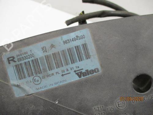 Right headlight CITROËN XSARA PICASSO (N68) 2.0 HDi | BP27056034C29 