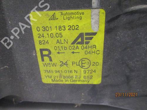 Used Right headlight Right headlight FORD GALAXY I (WGR) 1.9 TDI (115 hp) 27048203 27048203