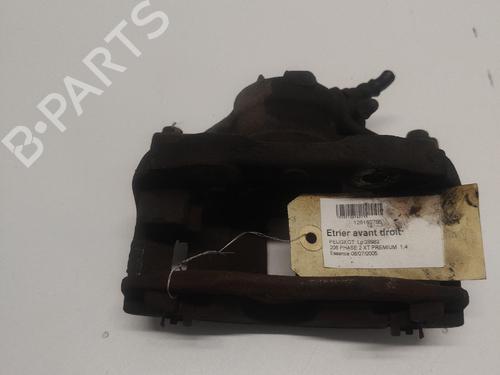 Used Right front brake caliper Right front brake caliper PEUGEOT 206 Hatchback (2A/C) 1.4 16V (88 hp) 35898543 35898543