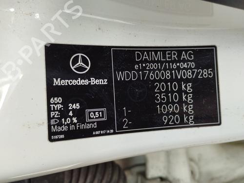 Climate control MERCEDES-BENZ A-CLASS (W176) A 200 CDI / d (176.008) | BP38454793I5 - Image 2