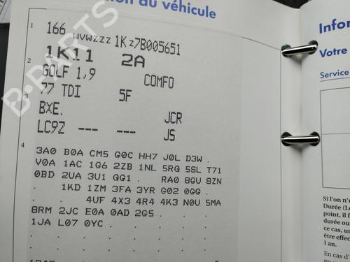 Left sun visor VW GOLF V (1K1) | BP33724939I1 - Image 7