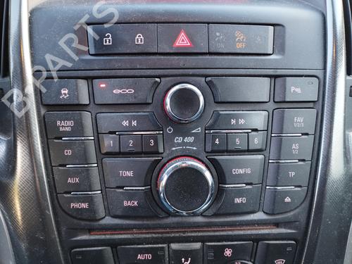 Used Radio OPEL ASTRA J (P10) 1.7 CDTI (68) (125 hp) 27041014