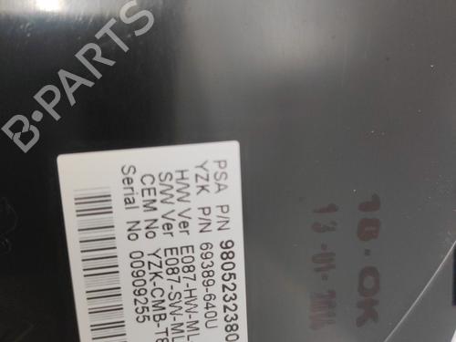 Instrument cluster PEUGEOT 3008 I MPV (0U_) 1.6 HDi | BP27073524C47 