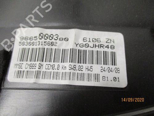 Used Instrument cluster Instrument cluster PEUGEOT PARTNER Box Body/MPV 1.6 HDi (75 hp) 27080182 27080182