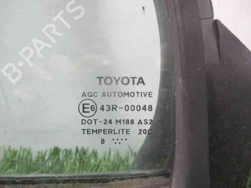 Used Rear left door window TOYOTA YARIS (_P9_) 1.4 D-4D (NLP90_, NLP90R) (90 hp) 27075494