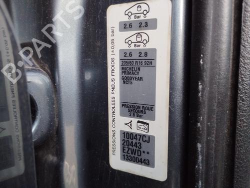 Mass air flow sensor PEUGEOT 407 (6D_) 2.0 HDi 135 (6DRHRH, 6DRHRE, 6DRHRG, 6DRHRJ) | BP30128080M95