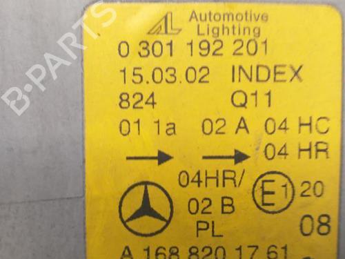 Used Left headlight Left headlight MERCEDES-BENZ A-CLASS (W168) A 170 CDI (168.009, 168.109) (95 hp) 27085491 27085491