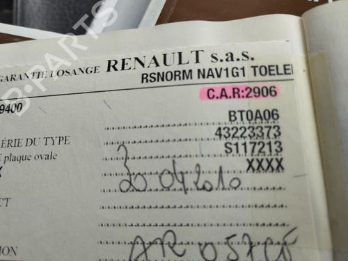 Used Radio Radio RENAULT LAGUNA III (BT0/1) 1.5 dCi (BT00, BT0A, BT0T, BT1J) (110 hp) 33682344 33682344