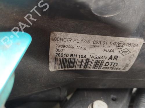 Right headlight NISSAN NOTE (E11, NE11) 1.5 dCi | BP32231018C29
