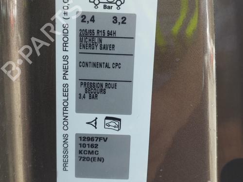 Sæde Bagtil PEUGEOT PARTNER Tepee 1.6 HDi 90 | BP27525064C17 - Image 3