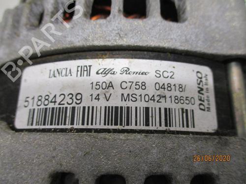 Used Alternator Alternator FIAT 500X (334_) 1.4 (334AXC1B, 334AXC11) (140 hp) 27080206 27080206