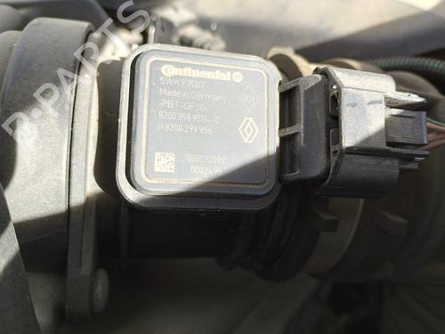 Used Mass air flow sensor Mass air flow sensor RENAULT LAGUNA III (BT0/1) 1.5 dCi (BT00, BT0A, BT0T, BT1J) (110 hp) 33682388 33682388