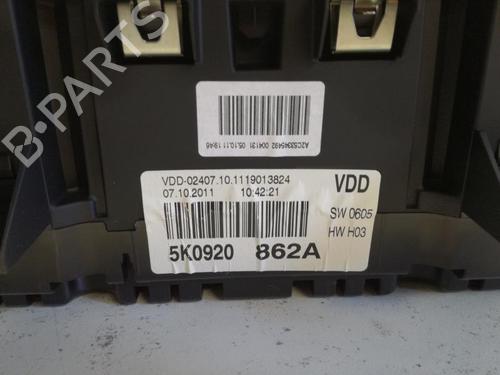 instrument-cluster-vw-golf-vi-5k1-2008-2009-2010-2011-2012-2013-2014-27080720 main image