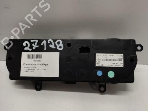 Climate control RENAULT CLIO IV (BH_) 1.5 dCi 75 | BP27074169I5 