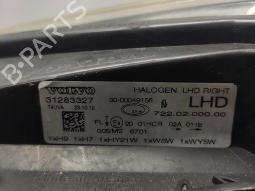 Right headlight VOLVO V40 Hatchback (525) D3 | BP32120039C29 