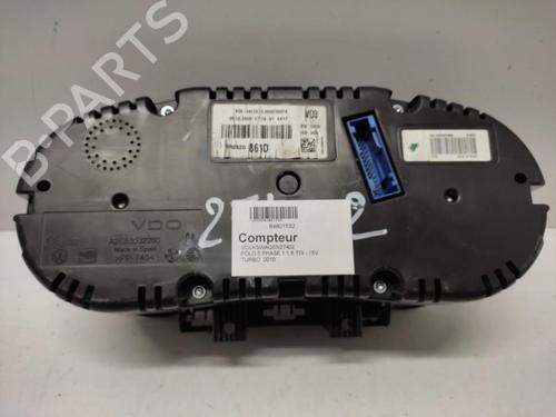 Instrument cluster VW POLO V (6R1, 6C1) 1.6 TDI | BP27089265C47 