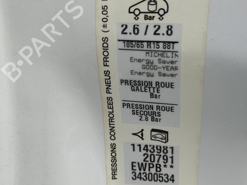 Front left window mechanism PEUGEOT 207 (WA_, WC_) 1.4 HDi | BP29285789C22 
