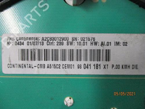 Used Instrument cluster Instrument cluster CITROËN C3 II (SC_) 1.4 HDi 70 (SC8HZC, SC8HR0, SC8HP4) (68 hp) 27085481 27085481