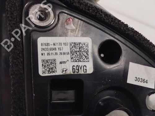 Right mirror HYUNDAI TUCSON (NX4E, NX4A) 1.6 T-GDI Plug-in-Hybrid HTRAC | BP29451783C27 