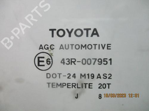Used Front right door window TOYOTA YARIS (_P9_) 1.4 D-4D (NLP90_, NLP90R) (90 hp) 27075278