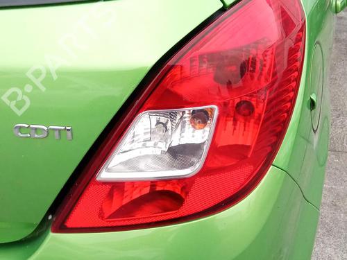 Used Right taillight OPEL CORSA D (S07) 1.3 CDTI (L08, L68) (75 hp) 27052986
