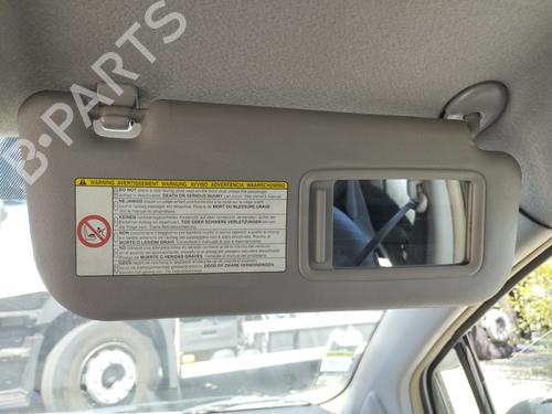 Højre solskærm TOYOTA YARIS (_P9_) 1.3 VVT-i (SCP90_, SCP90R) (87 hp) 27366952