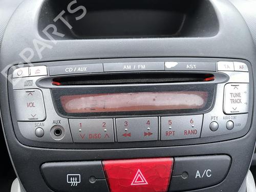 Used Radio PEUGEOT 107 (PM_, PN_) 1.0 (68 hp) 27081467