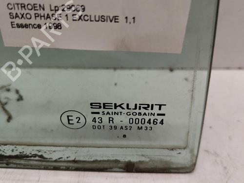 Used Rear right quarter glass Rear right quarter glass 39518352 39518352