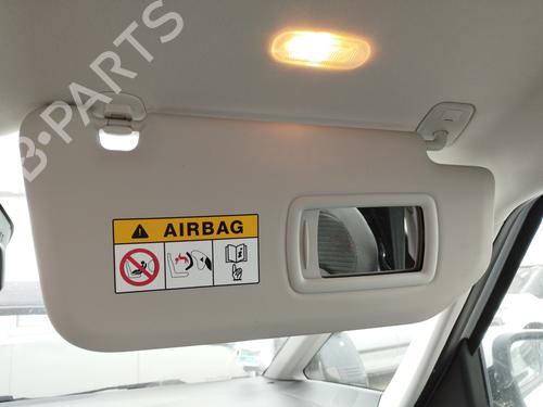 Right sun visor RENAULT SCÉNIC IV (J9_) 1.7 Blue dCi 120 (J9A7, J9A8) 964002917R
