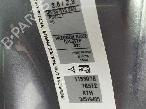 Right front seat PEUGEOT 207 (WA_, WC_) 1.6 HDi | BP31294578C16 