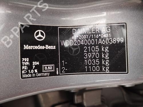 Left front window switch MERCEDES-BENZ C-CLASS (W204) C 180 CDI (204.000) | BP32108705I27 - Image 4