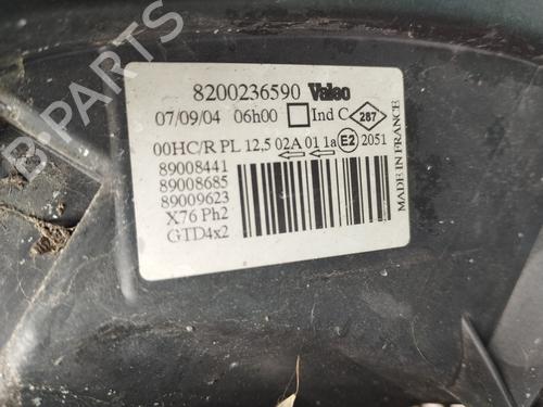 Used Left headlight Left headlight RENAULT KANGOO (KC0/1_) 1.5 dCi (KC08, KC09) (82 hp) 33334710 33334710