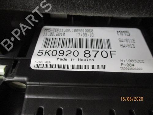 Used Instrument cluster Instrument cluster VW GOLF VI Variant (AJ5) 1.2 TSI (105 hp) 27080261 27080261