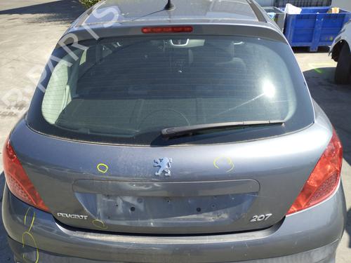 Used Tailgate PEUGEOT 207 (WA_, WC_) 1.4 HDi (68 hp) 27063716