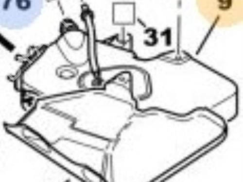 AdBlue tank PEUGEOT 607 (9D, 9U) 2.2 HDi | BP30449922M85