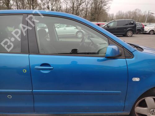 Used Front right door window VW POLO (9N_, 9A_) 1.2 12V (64 hp) 27062150