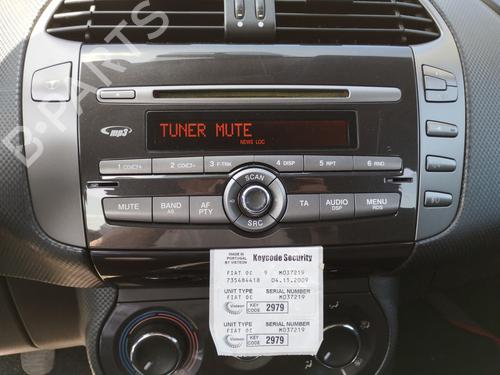 Used Radio FIAT BRAVO II (198_) 1.6 D Multijet (198AXL1B) (120 hp) 27064174