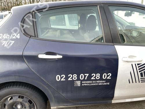 Used Right rear door PEUGEOT 208 I (CA_, CC_) 1.6 HDi / BlueHDi 75 (75 hp) 27219043