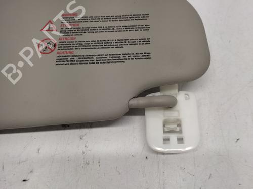 Right sun visor RENAULT CLIO III (BR0/1, CR0/1) 1.2 16V (BR02, BR0J, BR11, CR02, CR0J, CR11) | BP28568187I2 - Image 2