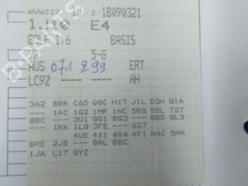 Brugte VW GOLF IV (1J1) 1.6 16V 4852944