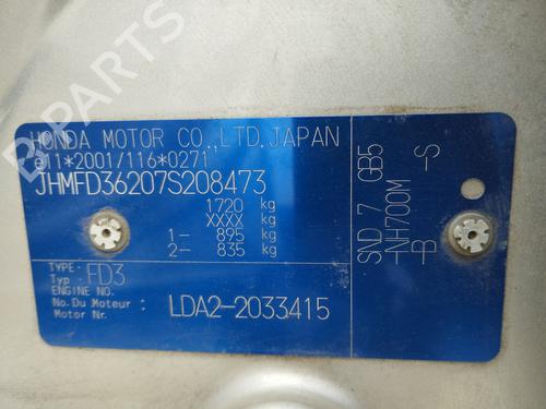 Left front window switch HONDA CIVIC VIII Saloon (FD, FA) 1.3 IMA (FA3, FD3) | BP38454685I27 - Image 12