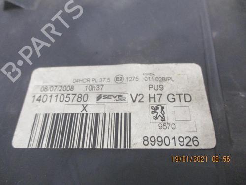 Used Left headlight PEUGEOT 807 (EB_) 2.0 HDi (107 hp) 27080053