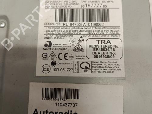 Used Radio Radio CITROËN C3 III (SX) 1.2 PureTech 82 (83 hp) 28002521 28002521