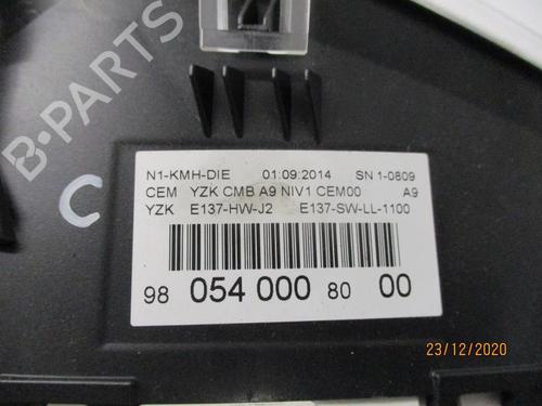 Used Instrument cluster PEUGEOT 208 I (CA_, CC_) 1.4 HDi (68 hp) 27085520