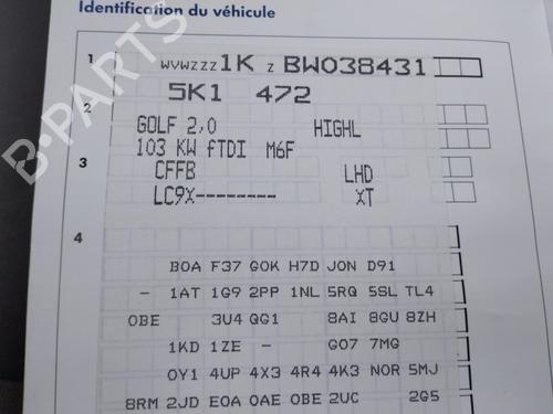 Electronic module VW GOLF VI (5K1) 2.0 TDI | BP37867368M83 - Image 9