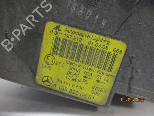 Used Right headlight Right headlight MERCEDES-BENZ A-CLASS (W169) A 200 CDI (169.008, 169.308) (140 hp) 27080238 27080238