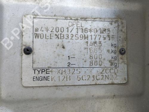 håndbremse OPEL AGILA B (H08) 1.2 (F68) | BP38871998I18 - Image 2