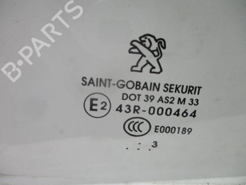 Used Front right door window PEUGEOT 208 I (CA_, CC_) 1.4 HDi (68 hp) 27066228