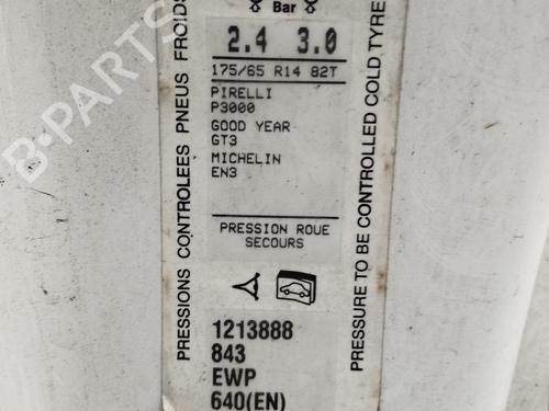 Front right exterior door handle PEUGEOT 206+ (2L_, 2M_) 1.4 HDi eco 70 | BP30903692C129