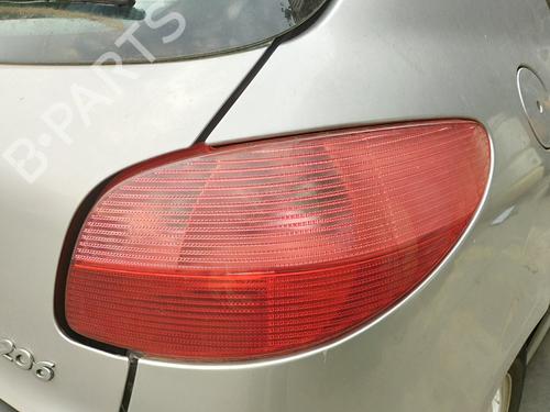 Højre baglygte PEUGEOT 206 Hatchback (2A/C) 1.6 16V (109 hp) 28111166